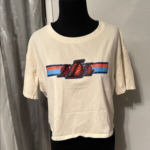 Cream Graphic Short Sleeve Tee